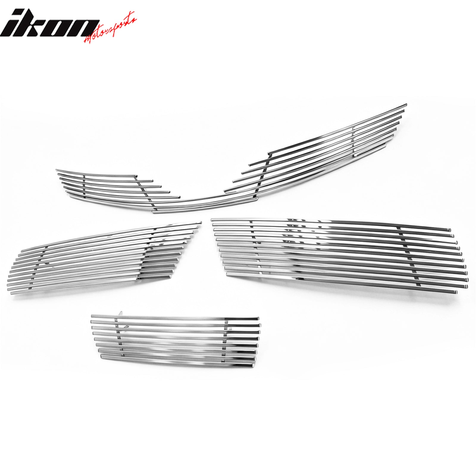 Fits 12-14 Camry SE Chrome Stainless Steel Front Bumper Hood Insert Mesh Grille