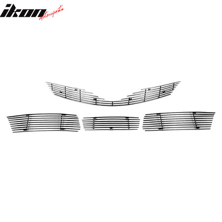 Fits 12-14 Camry SE Chrome Stainless Steel Front Bumper Hood Insert Mesh Grille