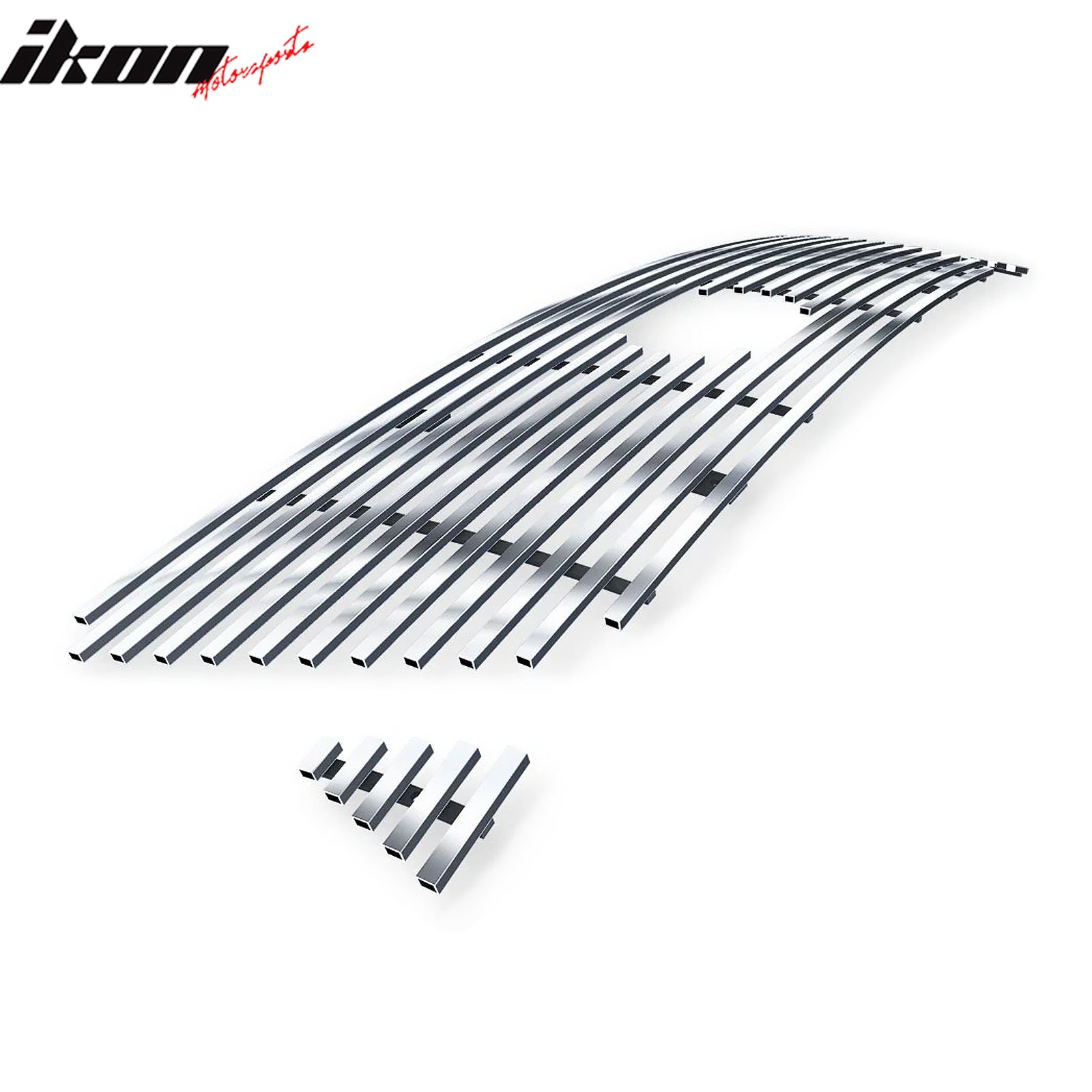 Fits 05-11 Toyota Tacoma Billet Chrome Front Upper Grille Cover Stainless Steel