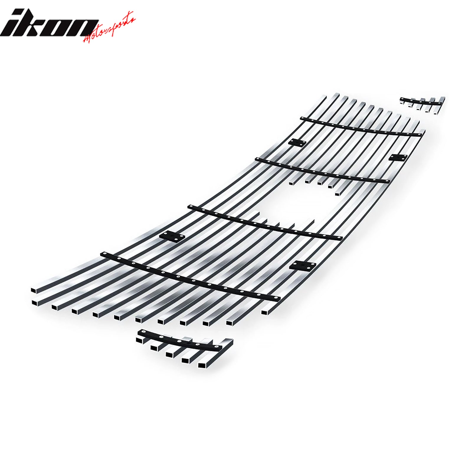 Fits 05-11 Toyota Tacoma Billet Chrome Front Upper Grille Cover Stainless Steel