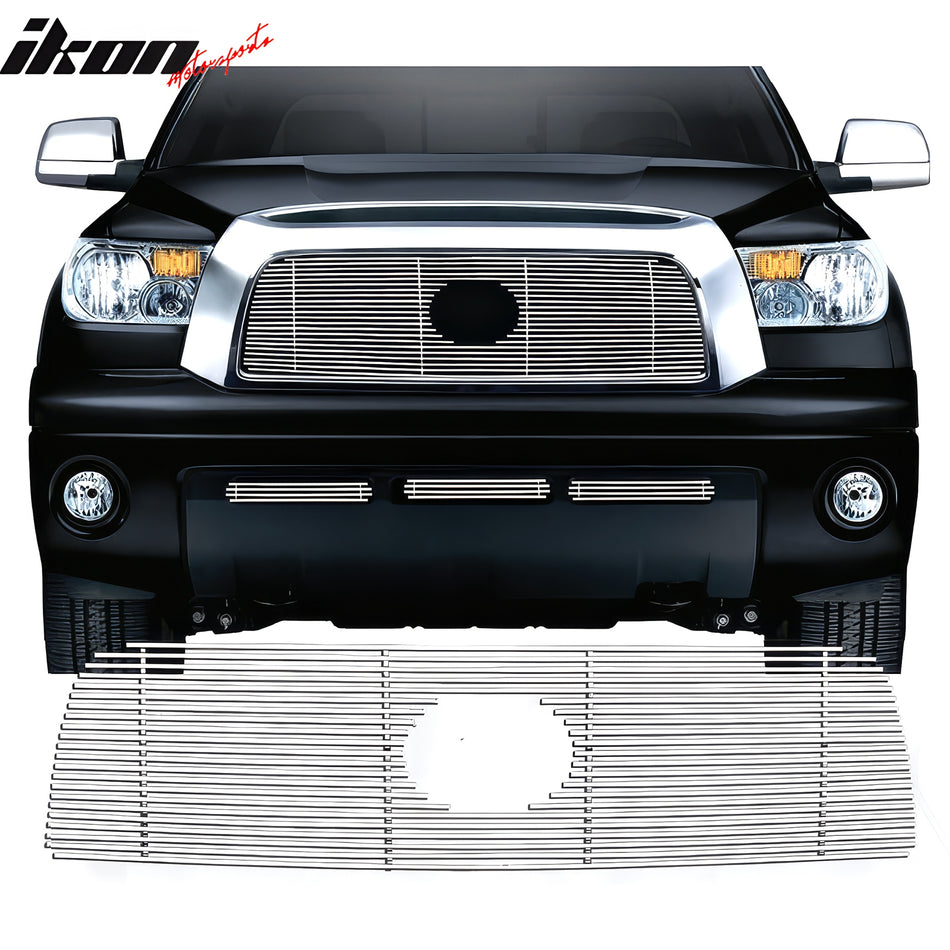 2007-2009 Toyota Tundra Billet Chrome Front Grille Stainless Steel 1PC