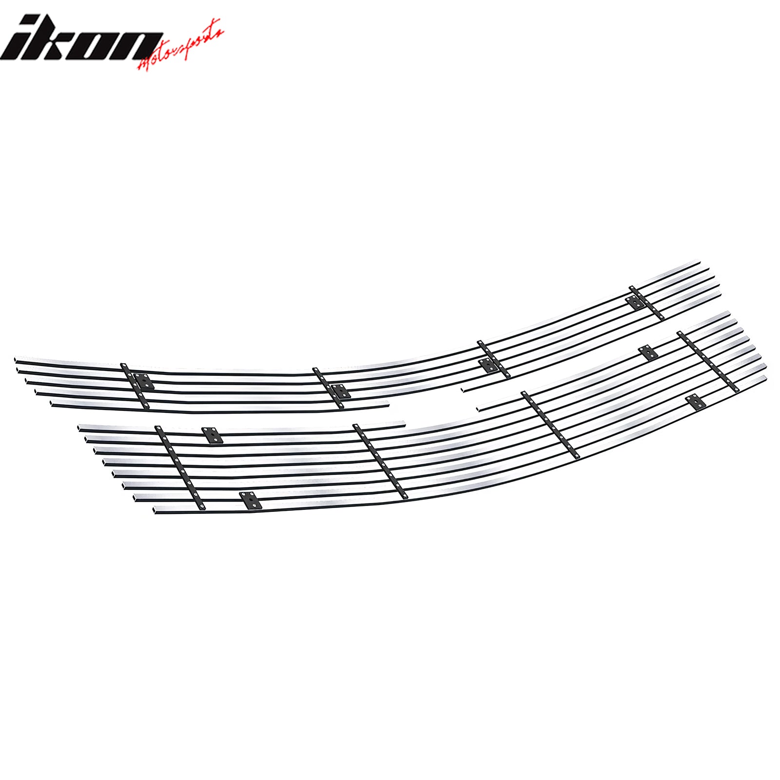 Fits 15-20 Chevy Tahoe Billet Wide Bar Style Front Upper Grille Insert Chrome