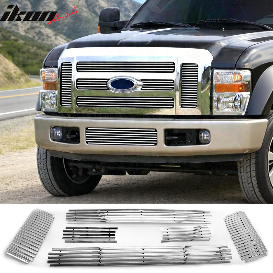2008-2010 Ford F-250/F-350 Super Duty Front Upper Billet Grille Insert