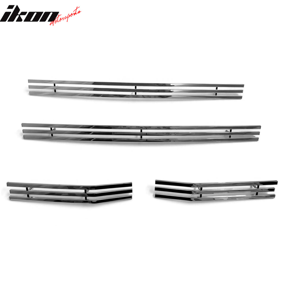 2011-2016 Ford F-250/F-350/F-450 Super Duty Billet Style Chrome Front Grille Stainless Steel