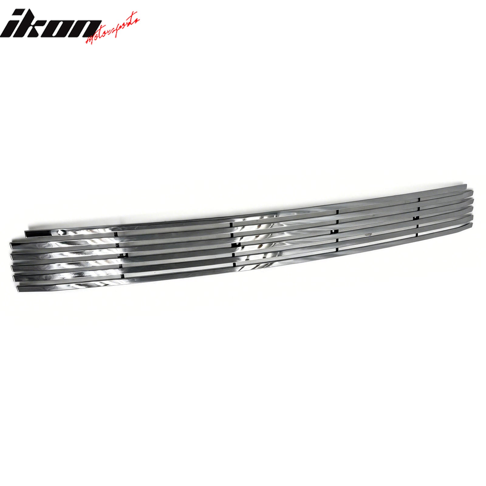 IKON MOTORSPORTS Front Lower Insert Grille, Compatible with 2007-2013 GMC Sierra 1500 2500 3500 HD, Mesh Style Chrome Stainless Steel Replacement Front Bumper Hood Grill 1PC