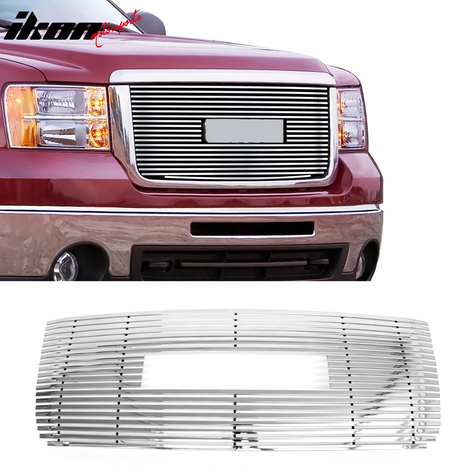 2007-2010 GMC Sierra 2500 3500 HD Chrome Billet Style Front Bumper Upper Grille
