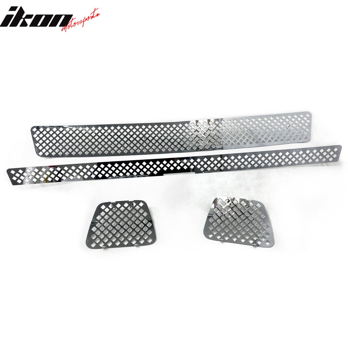 Fits 07-14 Chevy Tahoe Punch Diamond Style Front Billet Grille Insert Chrome 4PC
