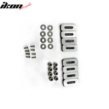 Fits 07-14 Chevy Tahoe Punch Diamond Style Front Billet Grille Insert Chrome 4PC