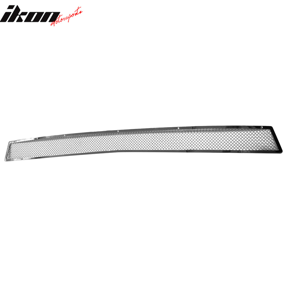 2014-2015 Chevy Camaro Chrome Mesh Style Front Bumper Lower Grille Stainless Steel