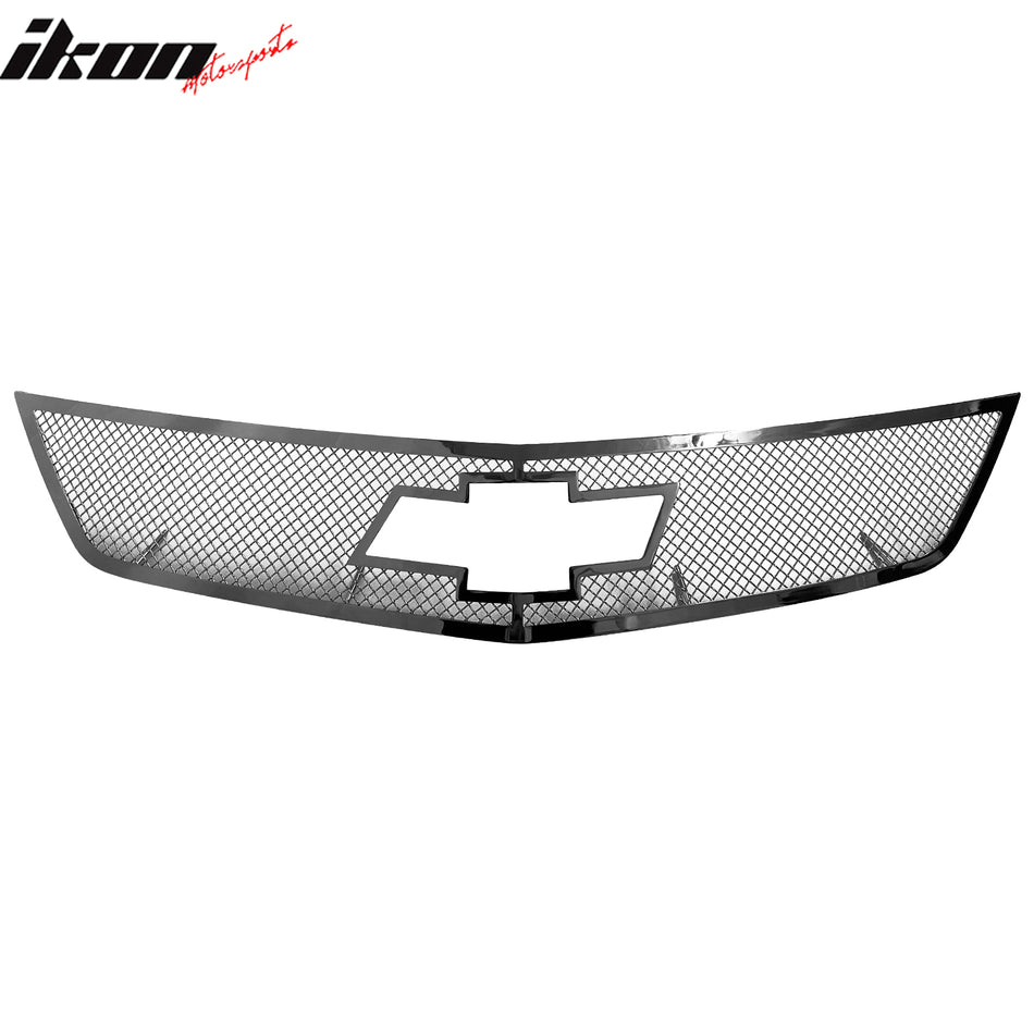 2014-2020 Chevrolet Impala Mesh Style Chrome Front Upper Grille Stainless Steel
