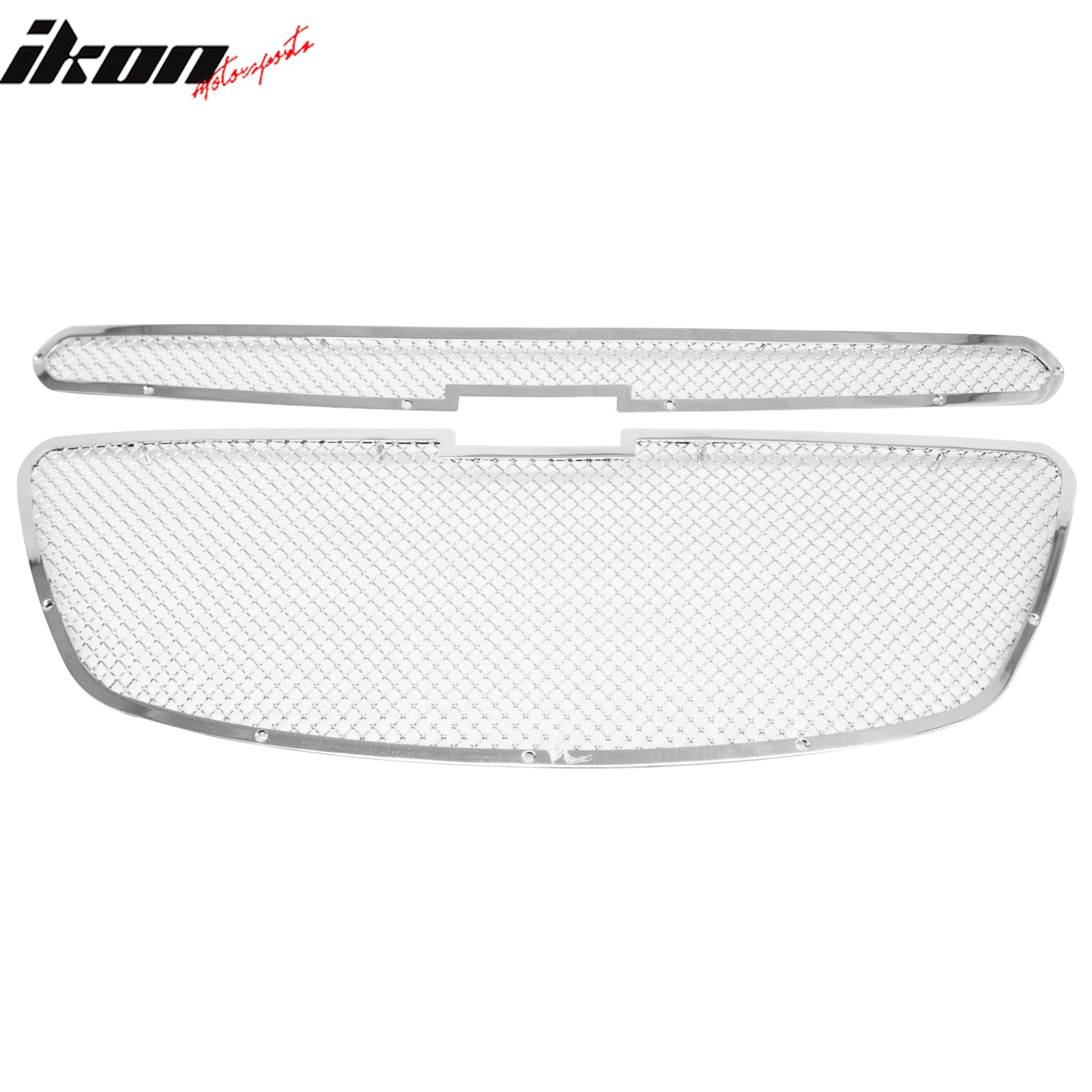 Fits 13-15 Chevrolet Spark Mesh Style Front Bumper Upper + Center