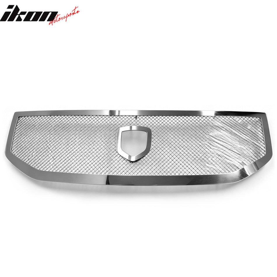2007-2013 Dodge Caliber Front Bumper Hood Upper Mesh Grille Chrome