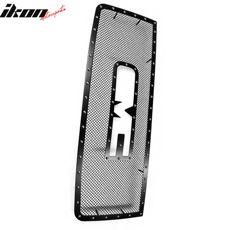 Fits 2007-2013 GMC Sierra 2500 3500 HD Front Grille Chrome Stainless Steel Mesh