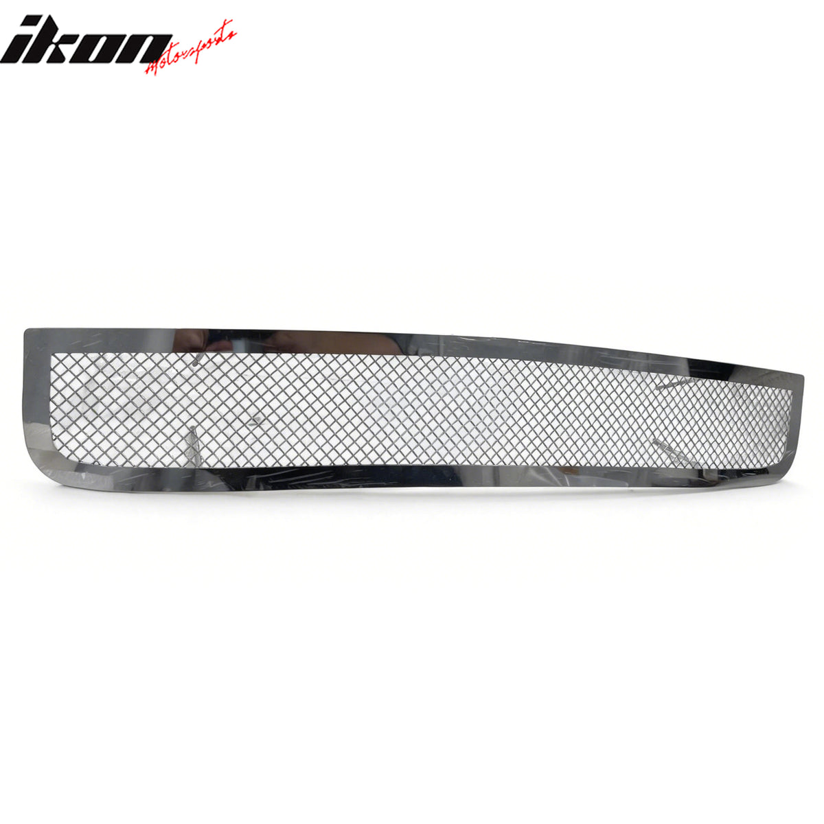 IKON MOTORSPORTS Front Lower Insert Grille, Compatible with 2008-2010 Honda Accord, Mesh Style Black Replacement Front Bumper Hood Grill 1PC