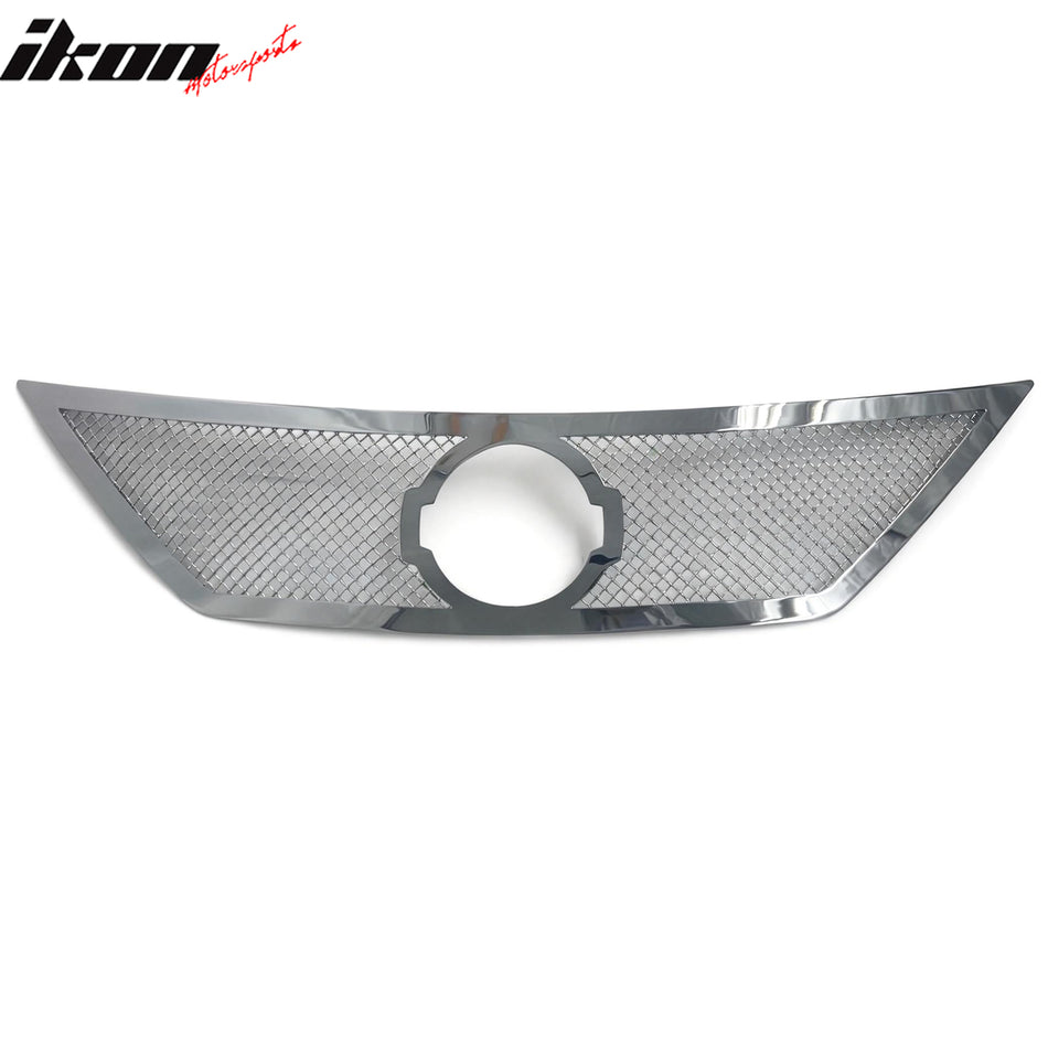 2012-2014 Nissan Versa Mesh Style Front Bumper Upper Grille Chrome
