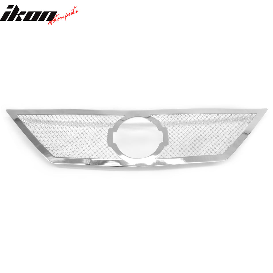 2012-2014 Nissan Versa Mesh Style Front Bumper Upper Grille Chrome
