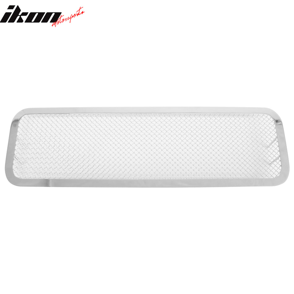 2008-2015 Nissan Titan Armada Mesh Style Chrome Front Lower Grille
