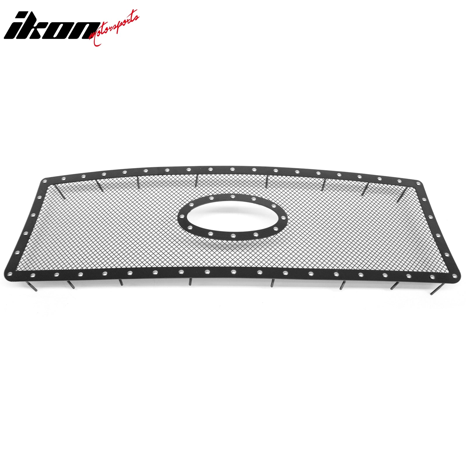 Fits 09-14 Ford F-150 F150 Front Bumper Upper Mesh Grille Insert Assembly Chrome