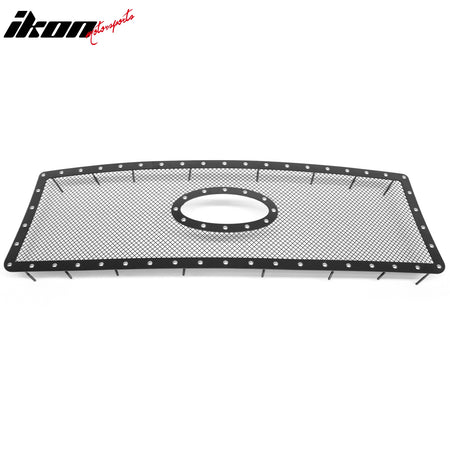 Fits 09-14 Ford F-150 F150 Front Bumper Upper Mesh Grille Insert Assembly Chrome