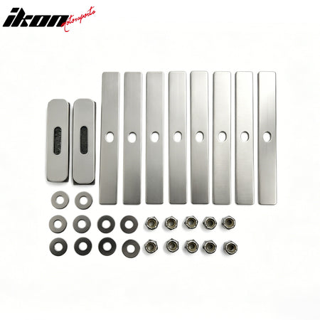 Fits 10-13 Camaro Chrome Mesh Deluxe Version Front Upper Grille Stainless Steel