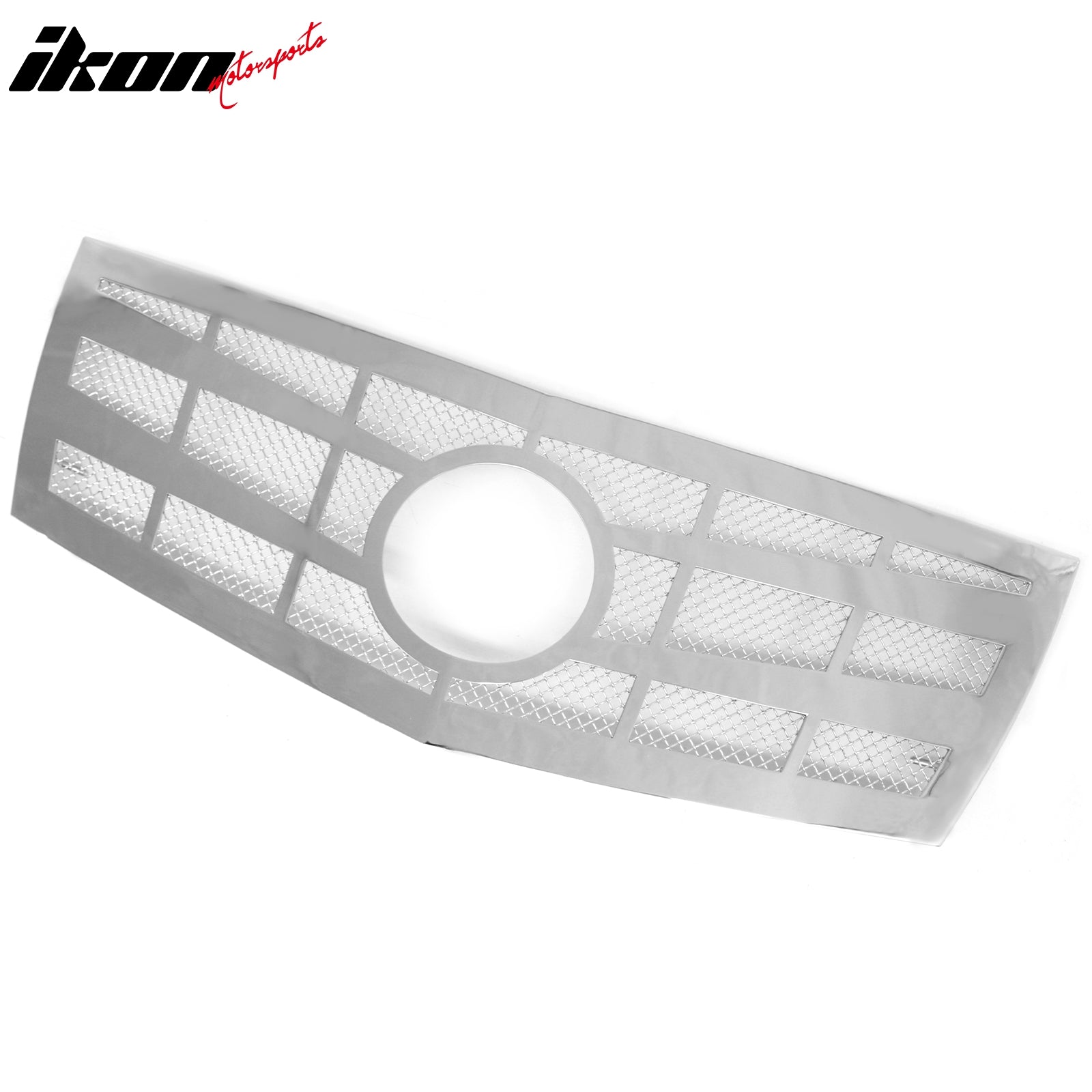Fits 08-13 Cadillac CTS Front Bumper Upper Mesh Grille Insert Assembly Chrome