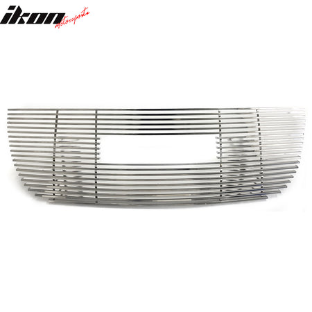 Fits 07-14 GMC Yukon XL 1500 2500 Front Bumper Upper Billet Grille Insert Chrome