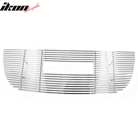 Fits 07-14 GMC Yukon XL 1500 2500 Front Bumper Upper Billet Grille Insert Chrome