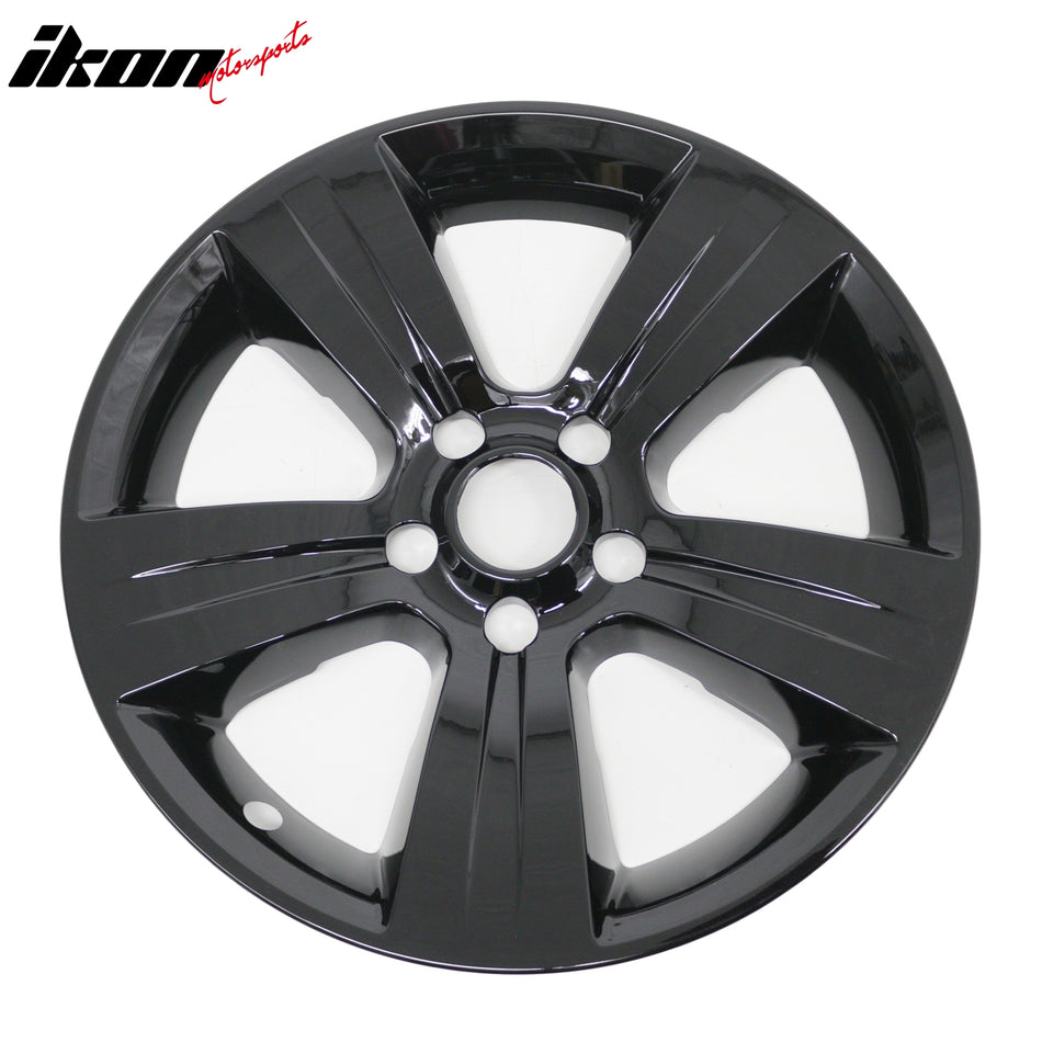 2011-2017 Jeep Compass/Patriot 17" Wheel Covers Hubcaps Gloss Black 4PCS Set