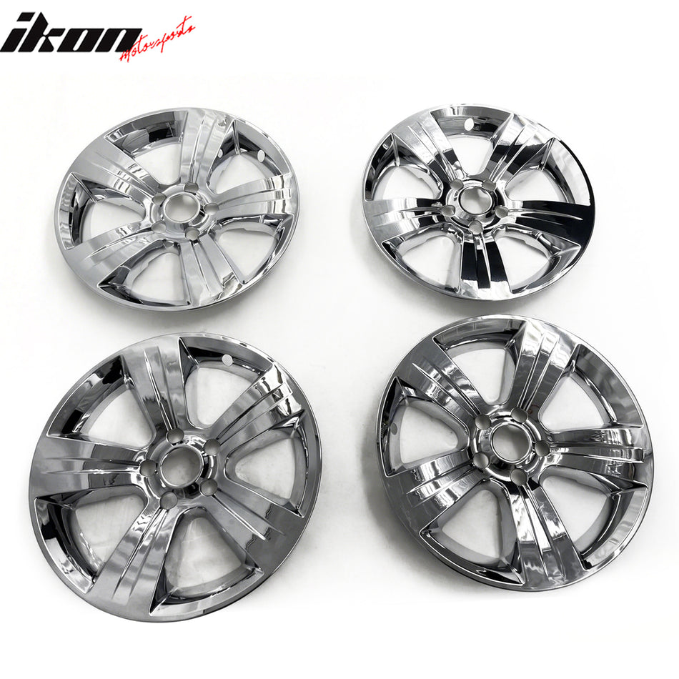 2011-2016 Jeep Compass& Patriot Chrome 17" Wheel Covers Hubcaps Rim Plastic 4PCS Set