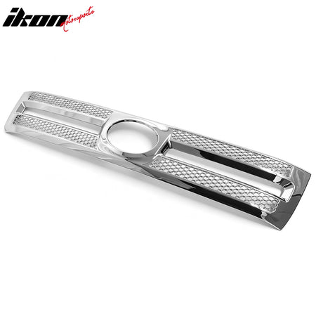 For 2010-2013 Toyota Tundra SR5 Front Bumper Hood Grille Grill Chrome Mesh Style