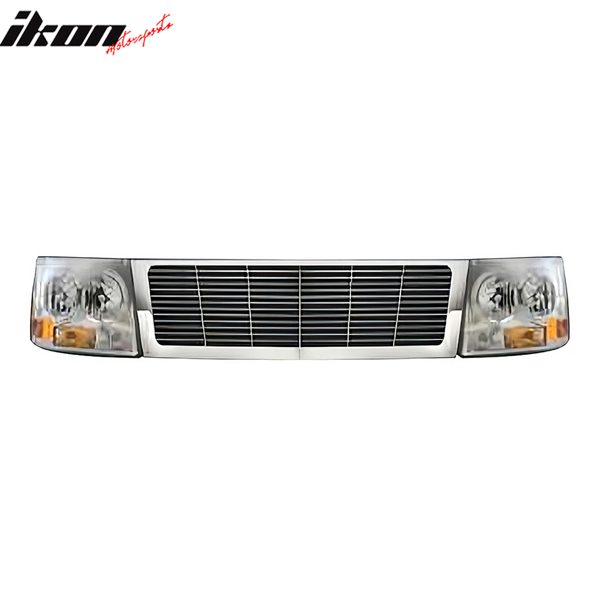 Fit 1999-2002 Chevrolet Silverado 1500/1500 HD RR Style Front Upper Grille