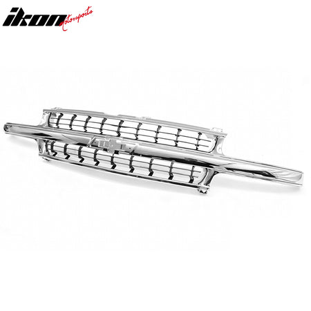 Fits 99-06 Silverado 1500 HD Suburban Tahoe Chrome OE Style Front Bumper Grille