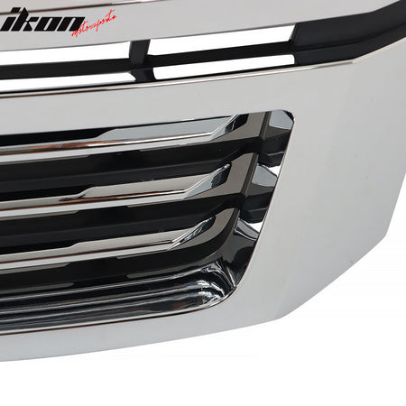 Fits 15-20 Chevrolet Tahoe LTZ Style Front Upper Factory Grill Grille Chrome