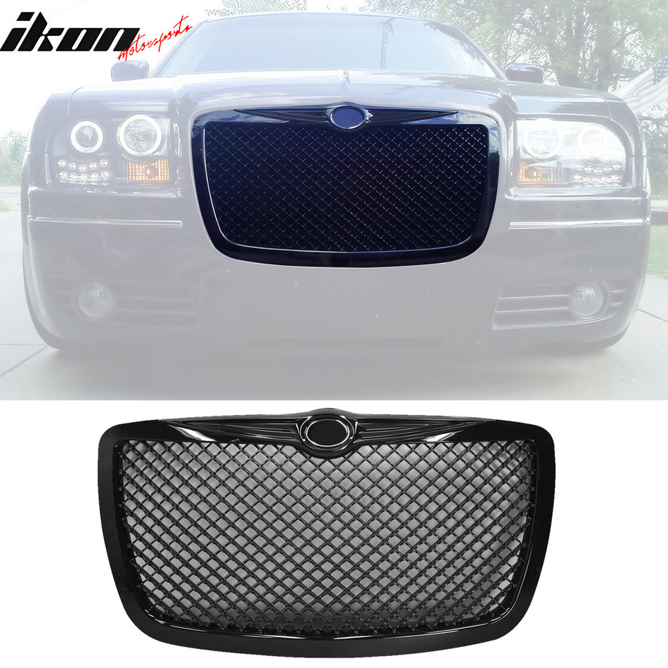 2005-2010 Chrysler 300 300C Bentley Style Front Upper Grille B Emblem