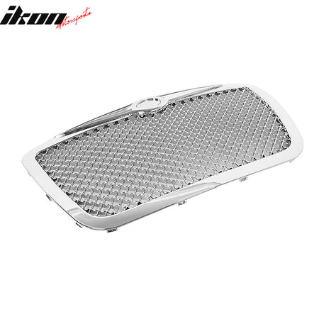 Fits 05-10 Chrysler 300 C Mesh Style Front Bumper Grille Cover Guard Chrome ABS