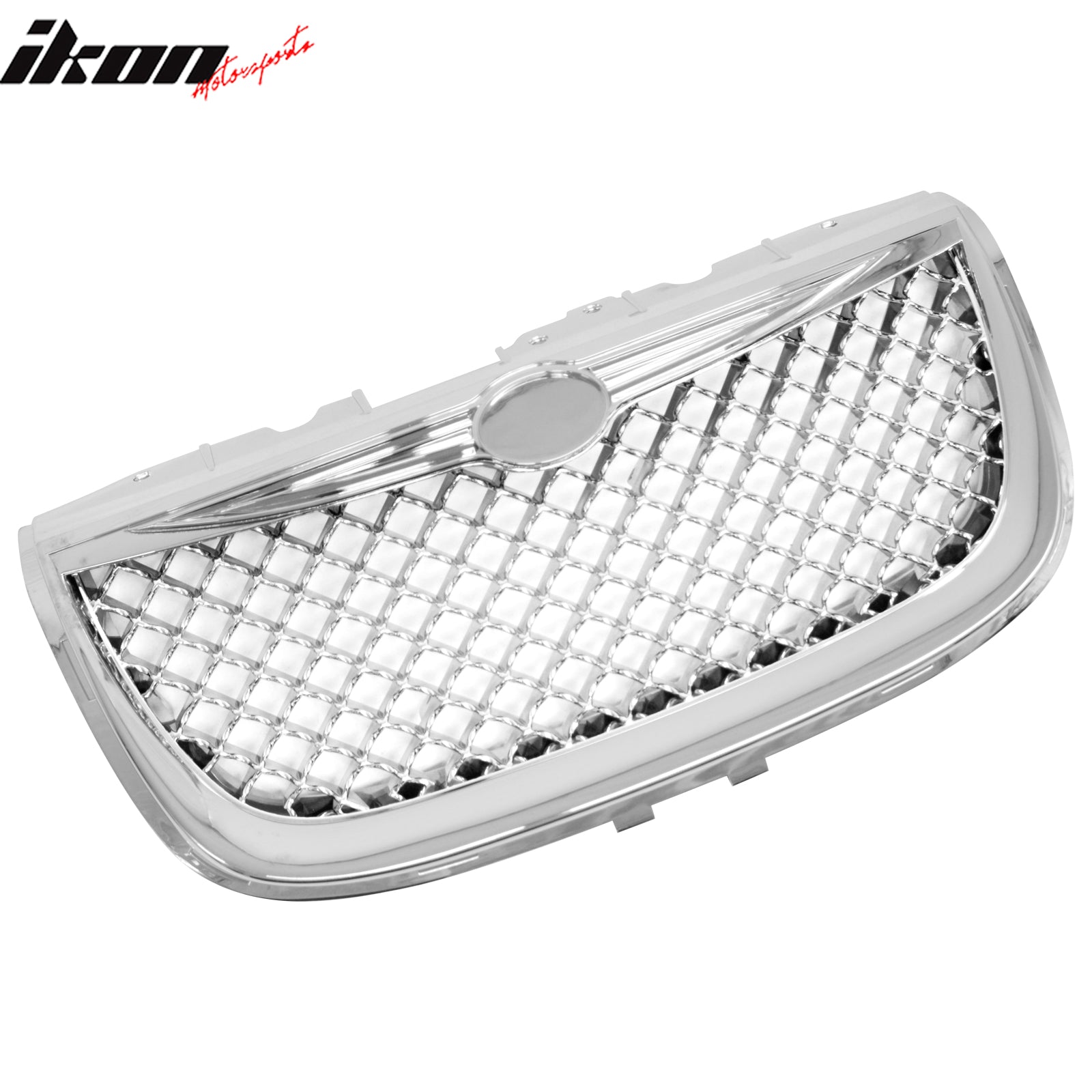 Fits 99-04 Chrysler 300M Front Bumper Hood Upper Mesh Grille Replacement Chrome