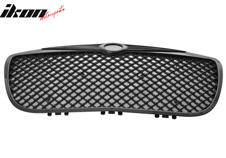 For 04-06 Chrysler Sebring Bentley Style Front Hood Grille Unpainted W/ B Emblem