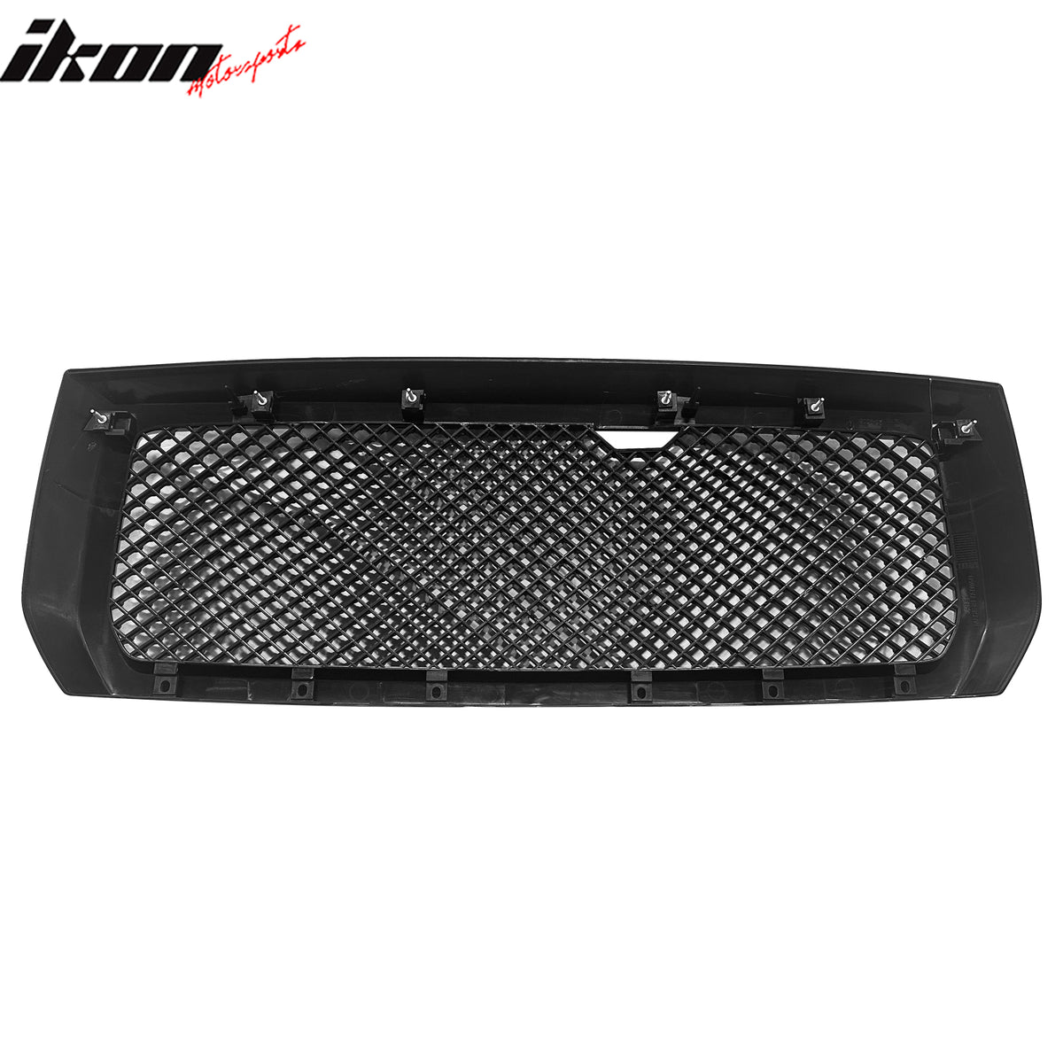 Fits 05-07 Dodge Dakota Mesh Style Front Bumper Hood Upper Grille Gloss Black