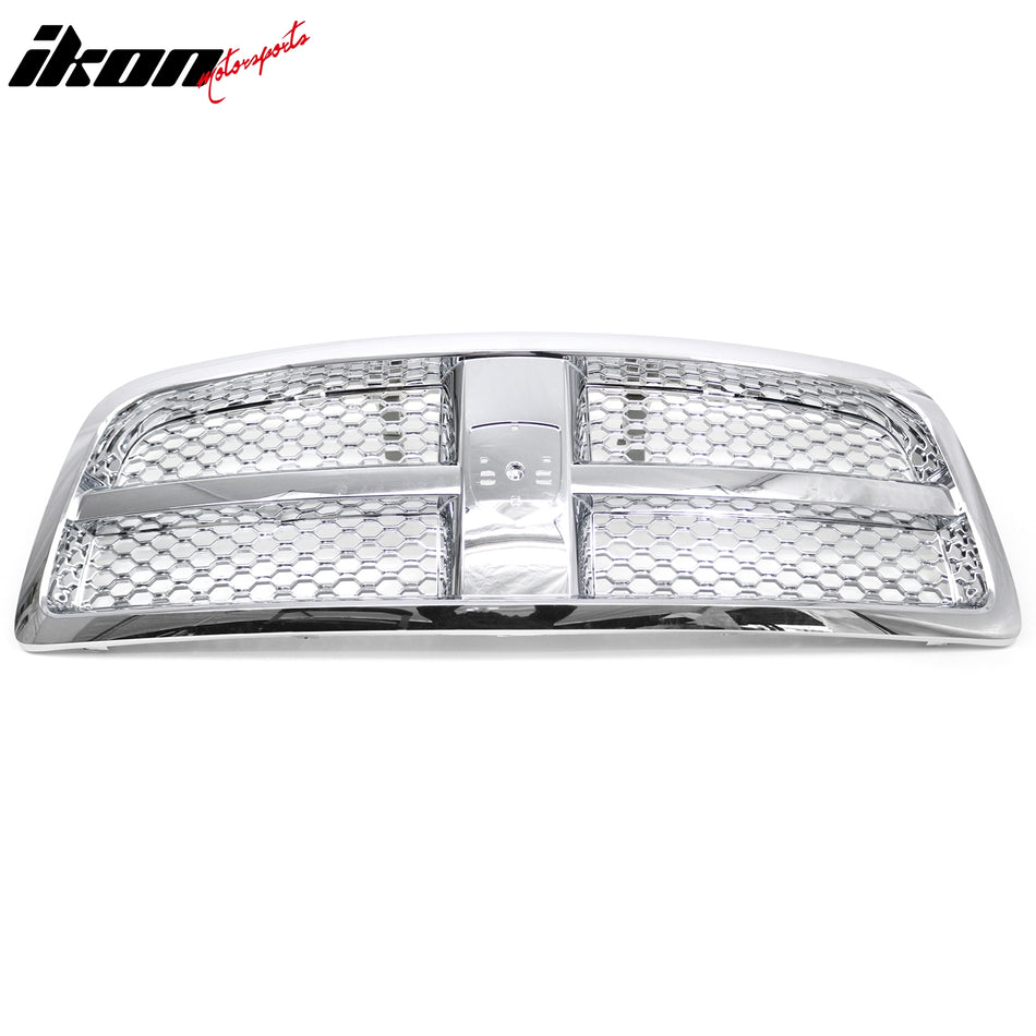 2009-2012 Dodge Ram OE Style Chrome Front Bumper Upper Grille ABS