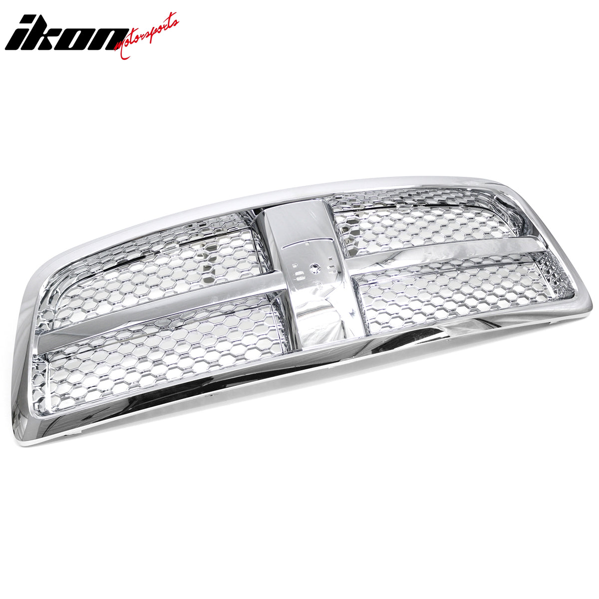 Fits 2009-2012 Dodge Ram Chrome OE Style Front Bumper Upper Grille Grill ABS