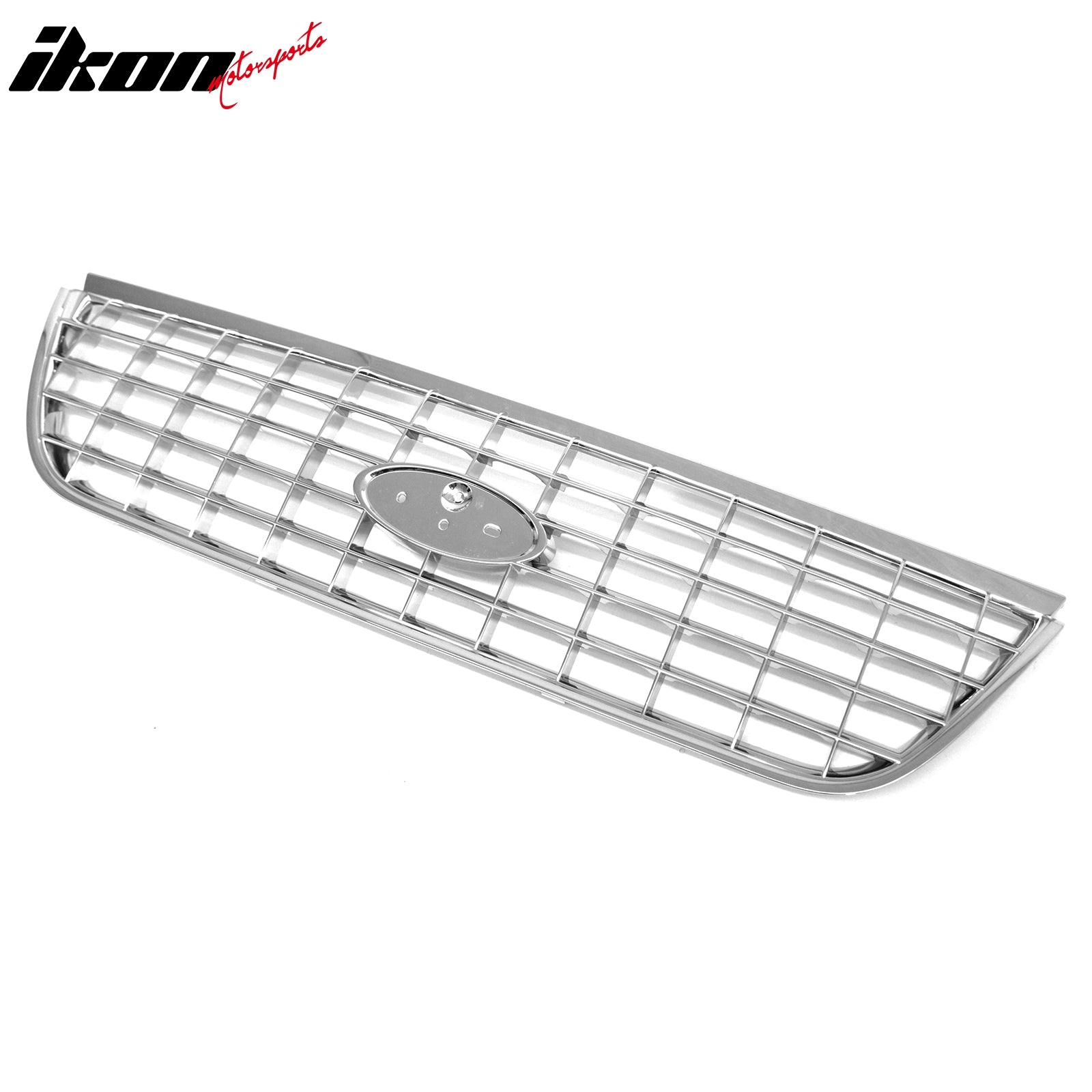 Fits 02-05 Ford Explorer Chrome Cross Bar Insert Front Upper Grille Replacement