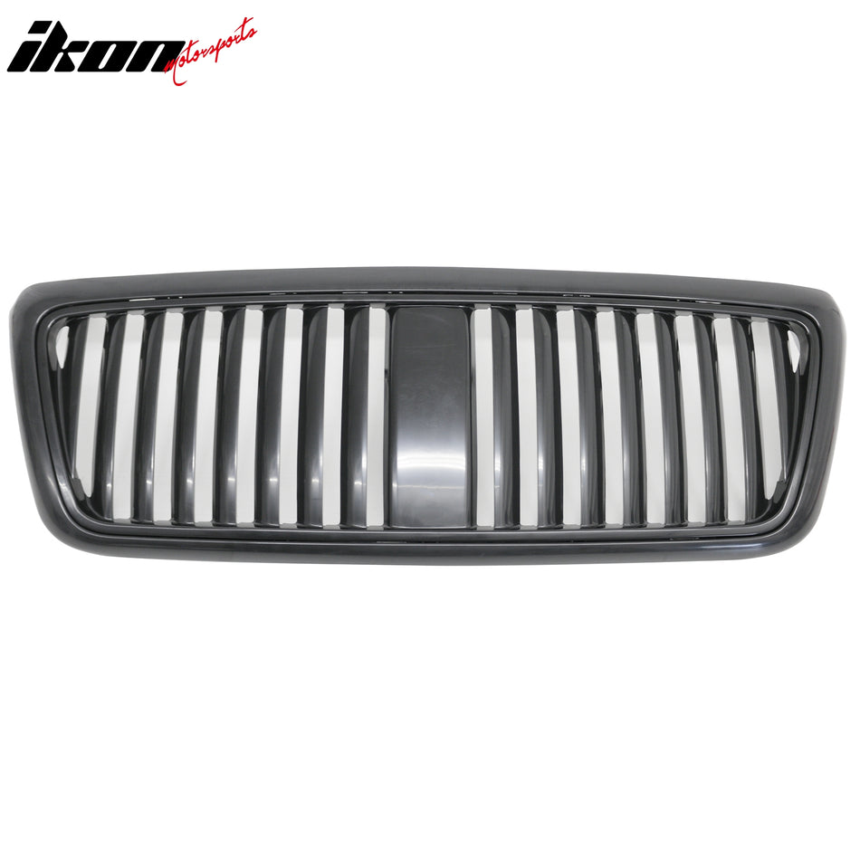 2004-2008 Ford F-150 & 06-08 Lincoln Mark LT Grille Matte Black ABS Vertical