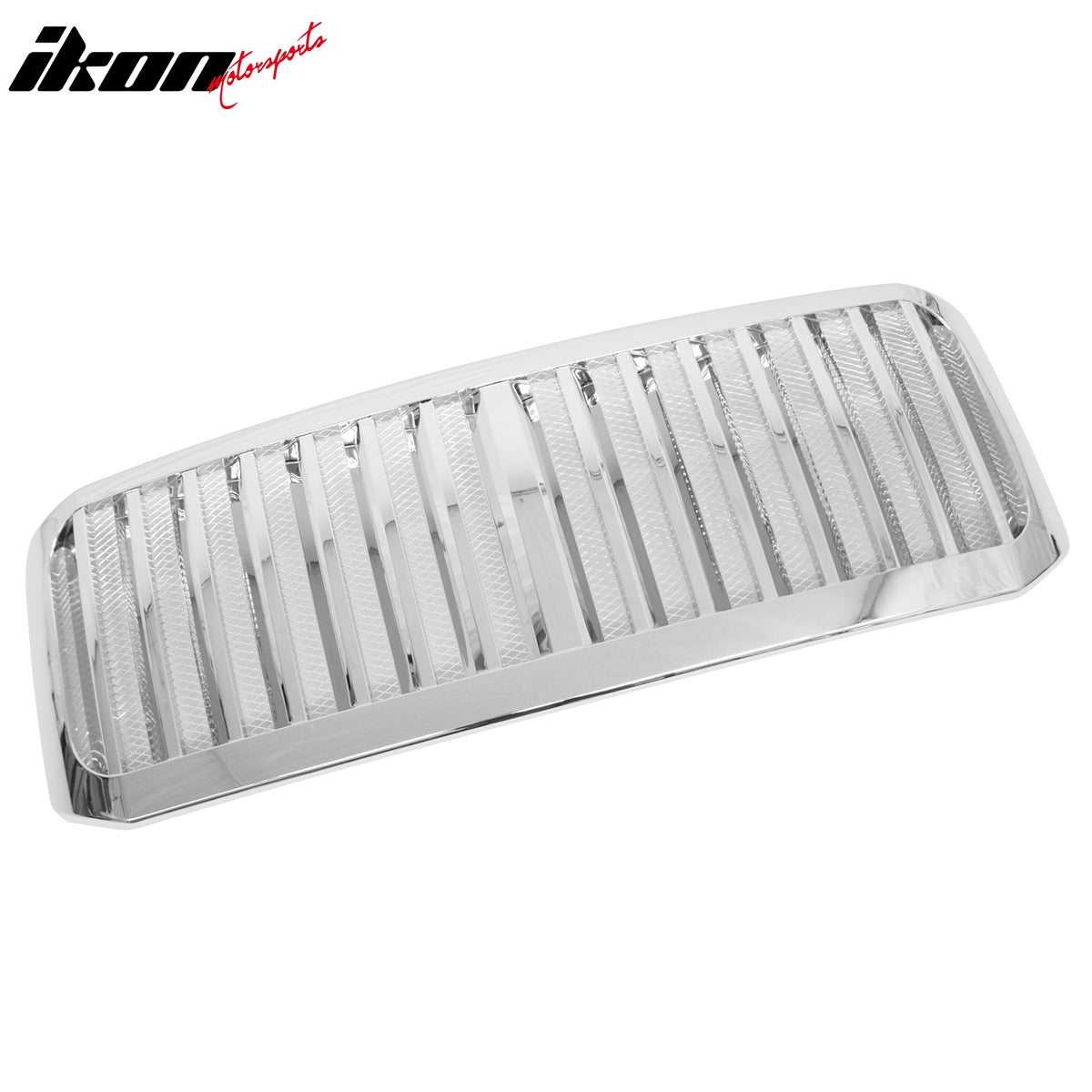 Fits 2005-2007 Ford F-250 F-350 Super Duty Front Grille Chrome ABS Verticall Bar