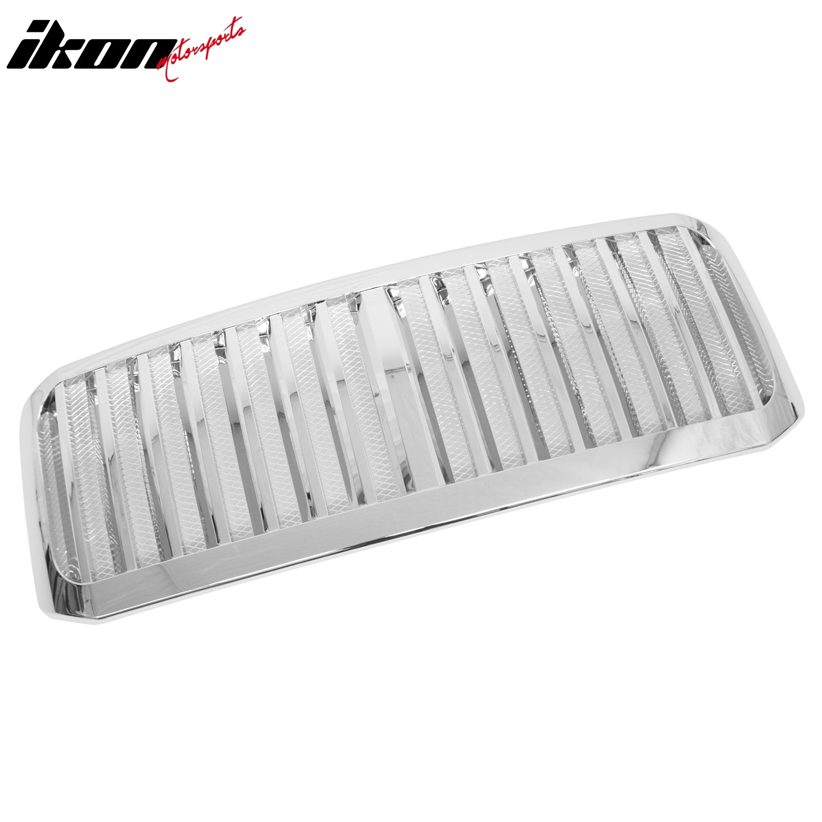 Fits 2005-2007 Ford F-250 F-350 Super Duty Front Grille Chrome ABS Verticall Bar
