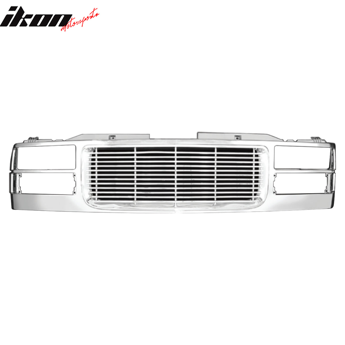 Fits 94-01 GMC C1500 C2500 C3500 Yukon Billet Chrome ABS Front Mesh Grille Cover