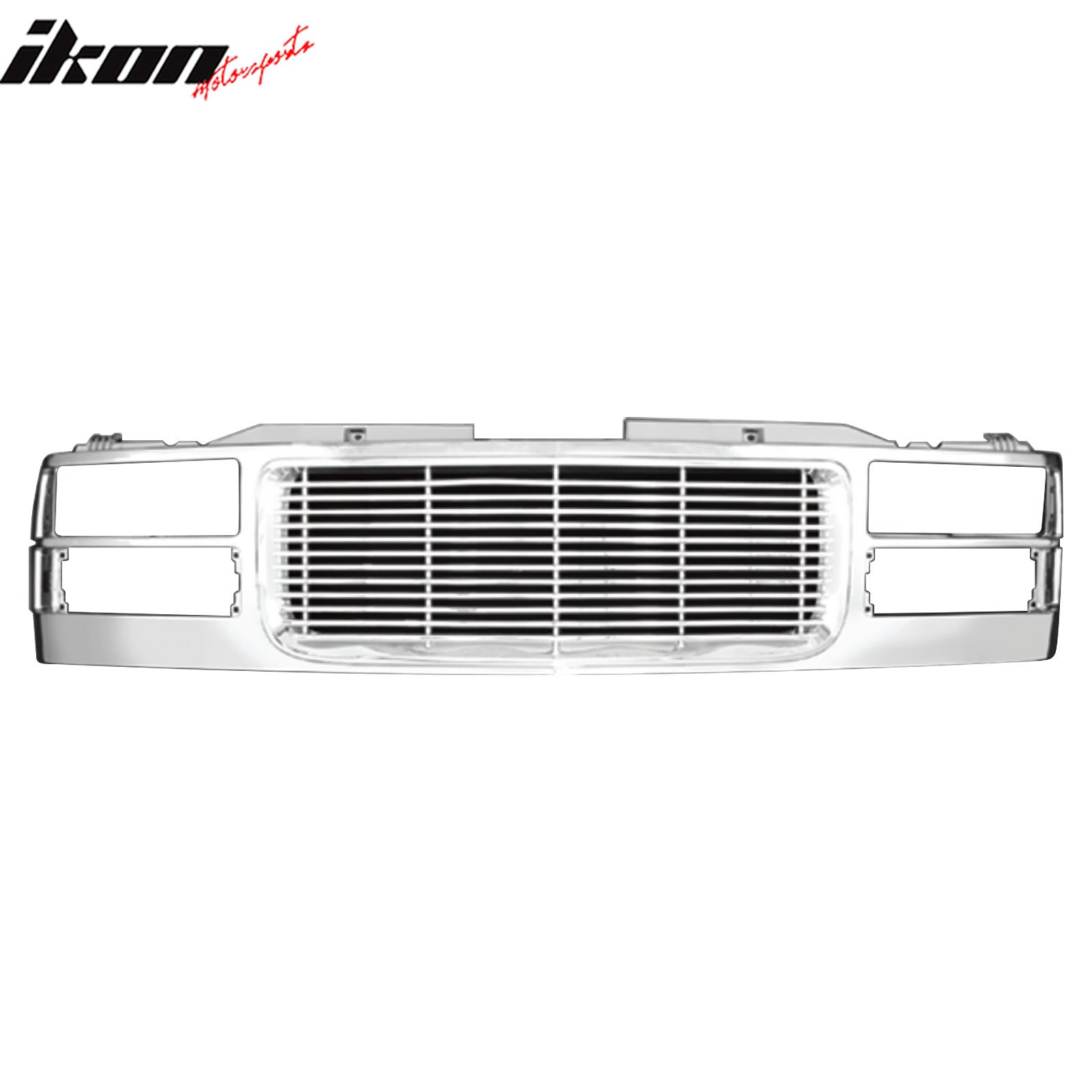 Fits 94-01 GMC C1500 C2500 C3500 Yukon Billet Chrome ABS Front Mesh Grille Cover