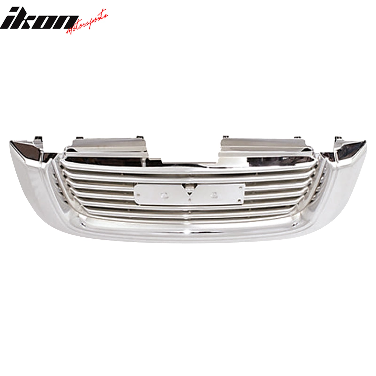 Fits 02-09 GMC Envoy OE Style Chrome ABS Front Bumper Insert Upper Grille Trim