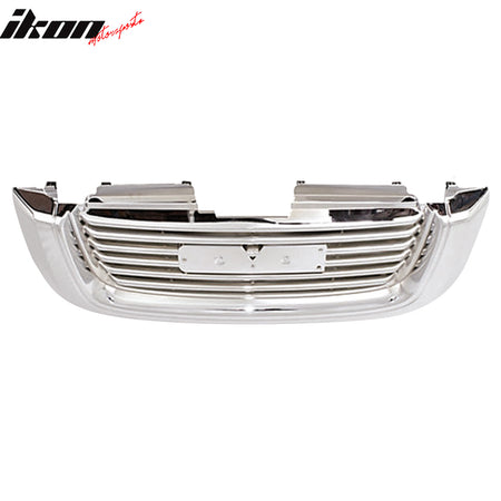 Fits 02-09 GMC Envoy OE Style Chrome ABS Front Bumper Insert Upper Grille Trim