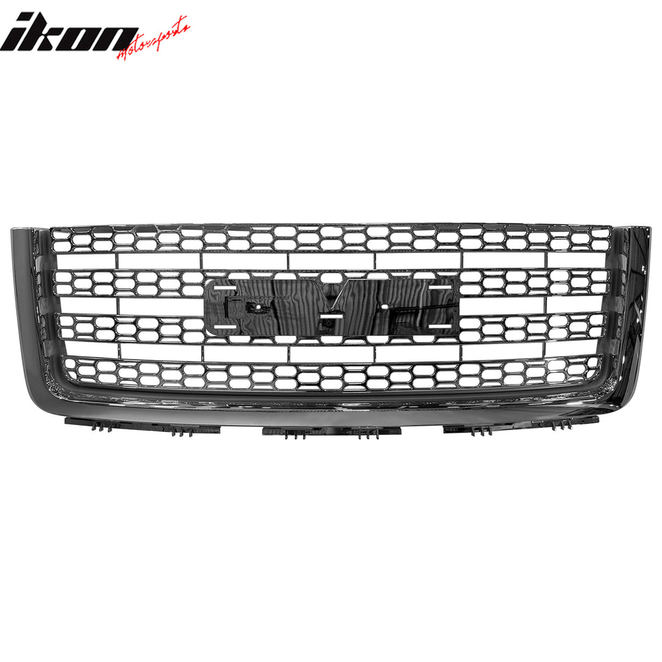 2012-2013 GMC Sierra 2500 HD Denali Style Chrome Front Upper Grille