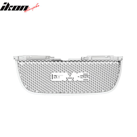 Fits 07-14 GMC Yukon Denali Style Chrome ABS Front Insert Upper Mesh Grille